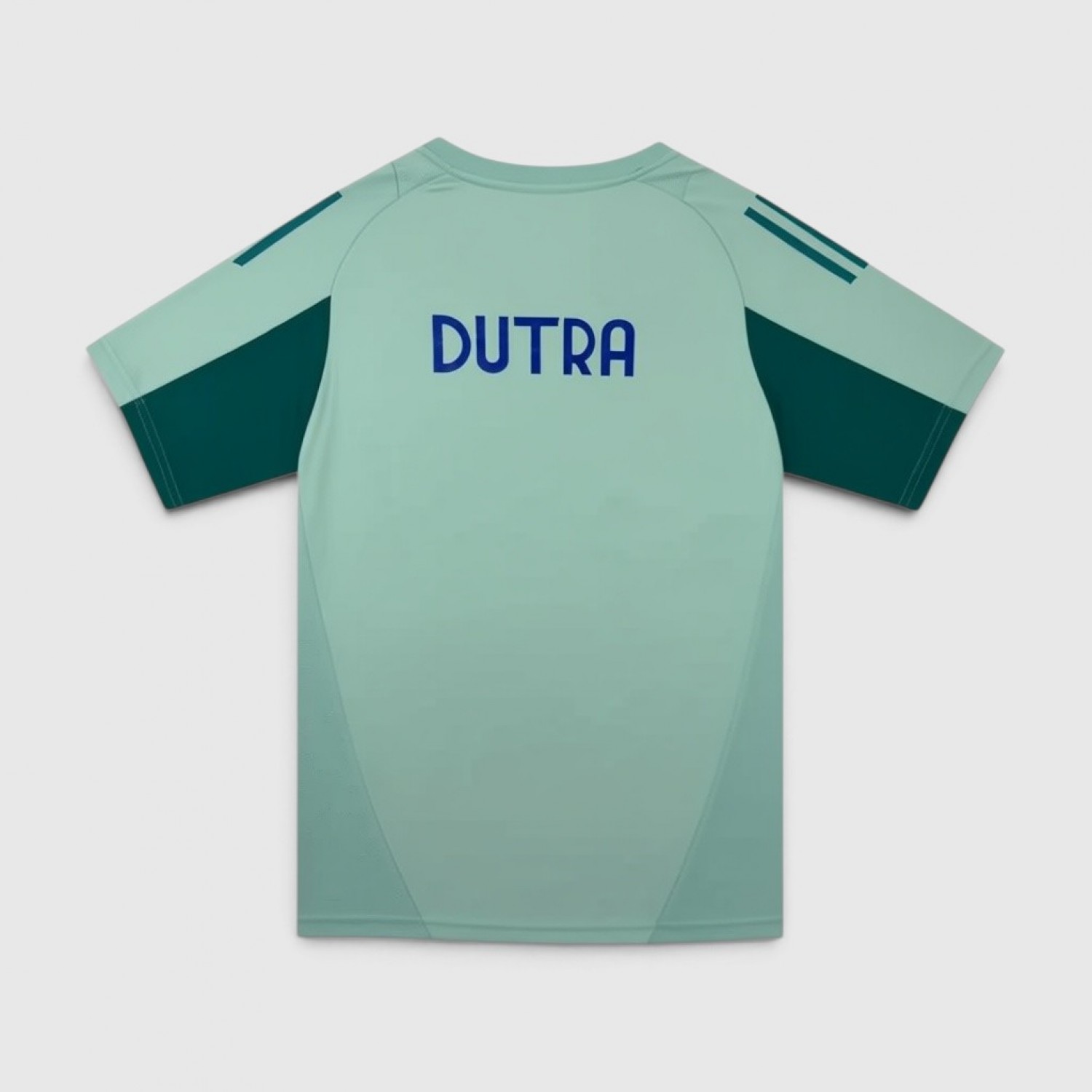 adidas Football Training Jersey Mint Green Aeroready Custom "DUTRA" / Pre-Owned